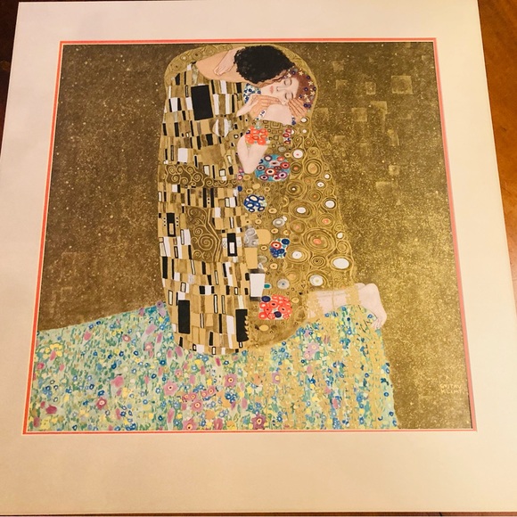 Print of the famous painting “The Kiss”by Austrian artist Gustav Klimt - Picture 3 of 11